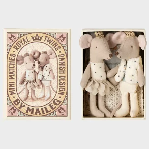 Maileg - Royale tvillinger, Lilles�ster og lillebror i t�ndstik�ske