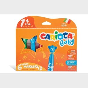 CARIOCA - Tusch m/baby greb 6stk ass.