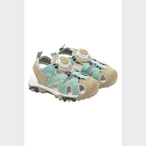 Mikk-Line Stone Blue Sandal Med Mesh