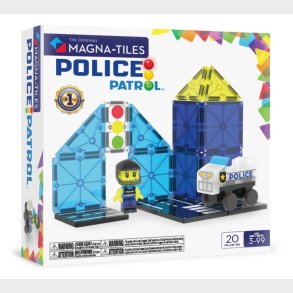 Magna Tiles - Politipatrulje - 20 dele