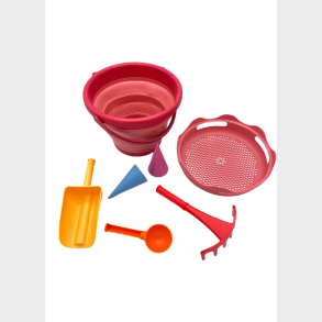 Compact Toys - Strands�t 7-dele - R�d