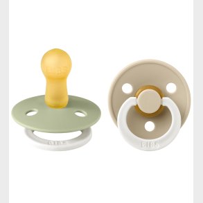 BIBS - Sutter - Sage/Vanilla GLOW 2-pack