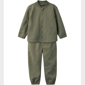 Name It Softshellst m. Fleece - Dusty Olive