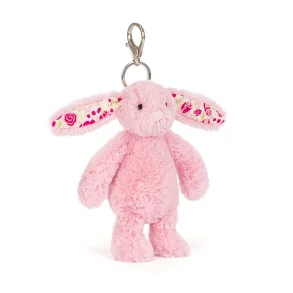 Jellycat - Blushkin Blossom Bunny Bag Charm - 18 cm