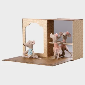 Maileg - Ballet mus i dansestudie, Lilles�ster og lillebror