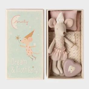 Maileg - Tandfe Mus, Lilles�ster i t�ndstik�ske