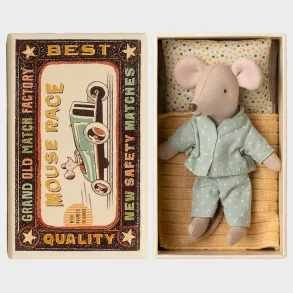 Maileg - Lillebror mus i t�ndstik�ske