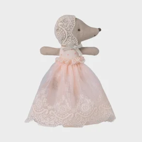 Maileg - Baby Mus i d�bskjole - Lys Rosa