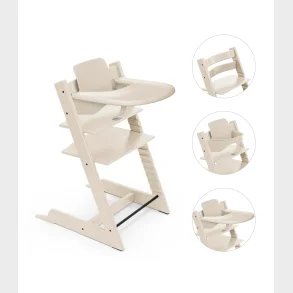 Tripp Trapp� H�jstol Vanilla + Babyset Vanilla + Bakke Vanilla