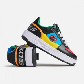 Heelys Rullesko - Black / Red / Cyan / Yellow - 1 hjul