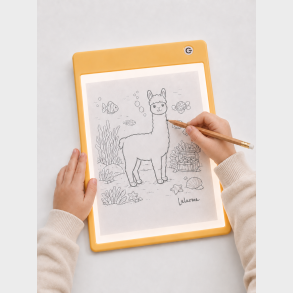Lalarma Lalarma Sketch lightpad - Gul