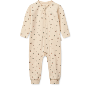 Liewood - BIRK Mnstret Natdragt - Peach mini / Sea shell