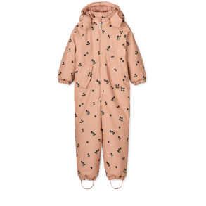 Liewood - MADDY GUMMI Flyverdragt - Berry / Pale tuscany / Embroidery