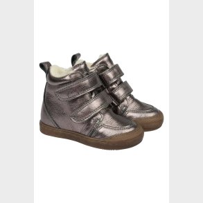 Pom Pom Vinterst�vler Sneaker Wool Booty - Metallic Brown