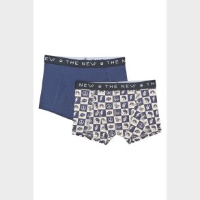 The New Boxershorts 2-pak - Navy Blazer Funny Check