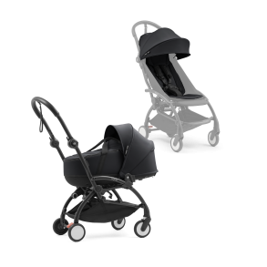 Stokke YOYO5 Klapvogn med Newborn Liggedel - Black