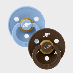 BIBS x Planet Nusa - Sutter - Sky Blue/Mocha 2-pack