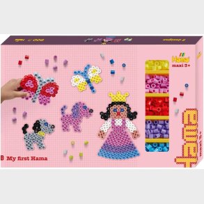 HAMA - Hama maxi gigant gaveske m/900 perler+3 plader