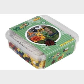 HAMA - Hama maxi perler - 600stk + plade 8214 i btte