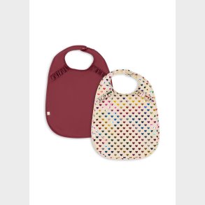 Konges Sljd - 2 pak hagesmk - Coeur Glitter/Sangria