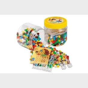HAMA - Hama maxi perler - 400 perler+ 2 plader i gul dse