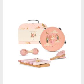 Konges Sljd - Musiklegetj - St med 4 intrumenter - Rainbow mix