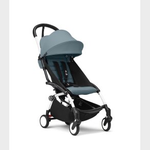 Stokke YOYO3 Klapvogn Hvid-Aqua