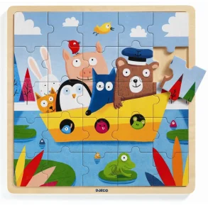 Djeco Trpuslespil i ramme, Til Ss 25 brikker