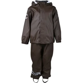 Mikkline 2-delt regntj - Chocolate Brown