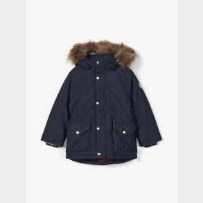 Name-It - NMF Mibis Parka Jakke - Dark Sapphire