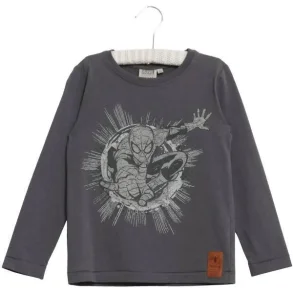 Wheat - T-shirt Langrmet Spidermand