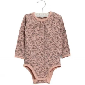 Wheat - Langrmet Body kologisk Misty Rose