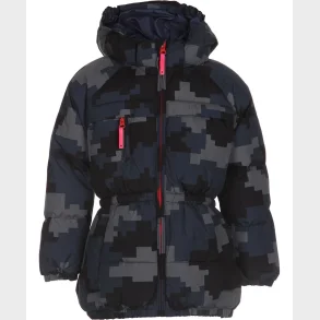 Molo - Vinterjakke Hazel Pixel Camo Grey