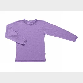 Joha - bluse - uld/silke Lilla