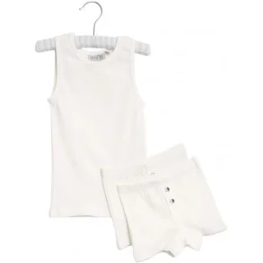 Wheat Dreng Undertjsst 3 dele i kologisk bomuld