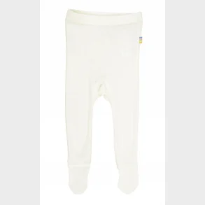 Joha - Leggings m. fod - uld/silke - hvid