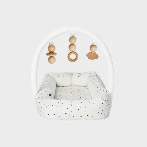 Najell - Aktivitetsstativ til Babynest/SleepCarrier - Ivory White