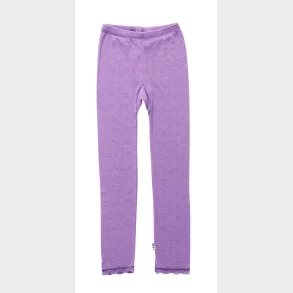 Joha - Leggings - uld/silke - Lilla