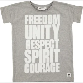 Molo T-shirt Rilla - Grey Melange