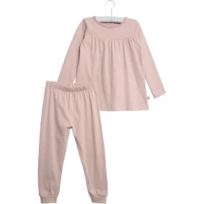 Wheat Pyjamas Dark Rose ko Bomuld