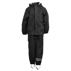 Mikkline 2-delt regntj - Black Olive