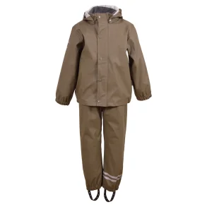 Mikkline 2-delt regntj - Dusty Olive