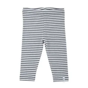 Lana Organic - Leggings - lys/mrk bl strib