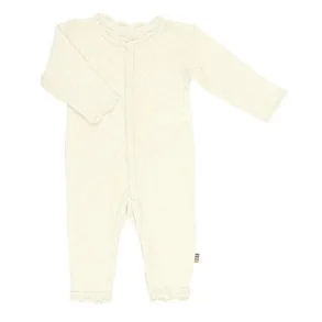 Joha - Uld heldragt hvid uld/silke