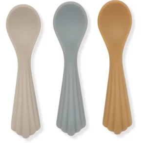 Konges Sljd - Silikone Skeer 3-pak - Warm Grey