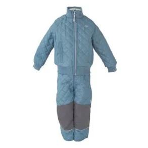 Mikkline termot�j 2-delt - St�vet lysebl� med foer