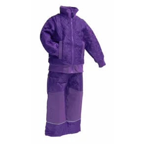 Mikkline termot�j 2-delt - Dark Violet med foer