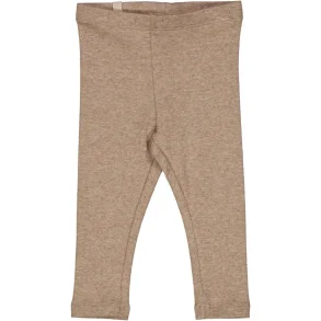 Wheat - Rib Leggings Khaki Melange
