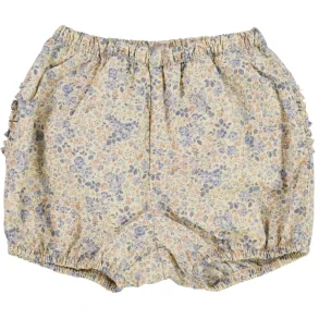 Wheat - Shorts Ruffles Moonlight Flowers