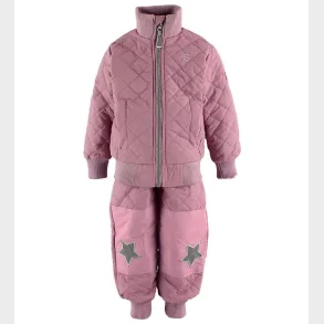 Mikk-line Coated Termotj - 2-delt - Med foer - Lyserd